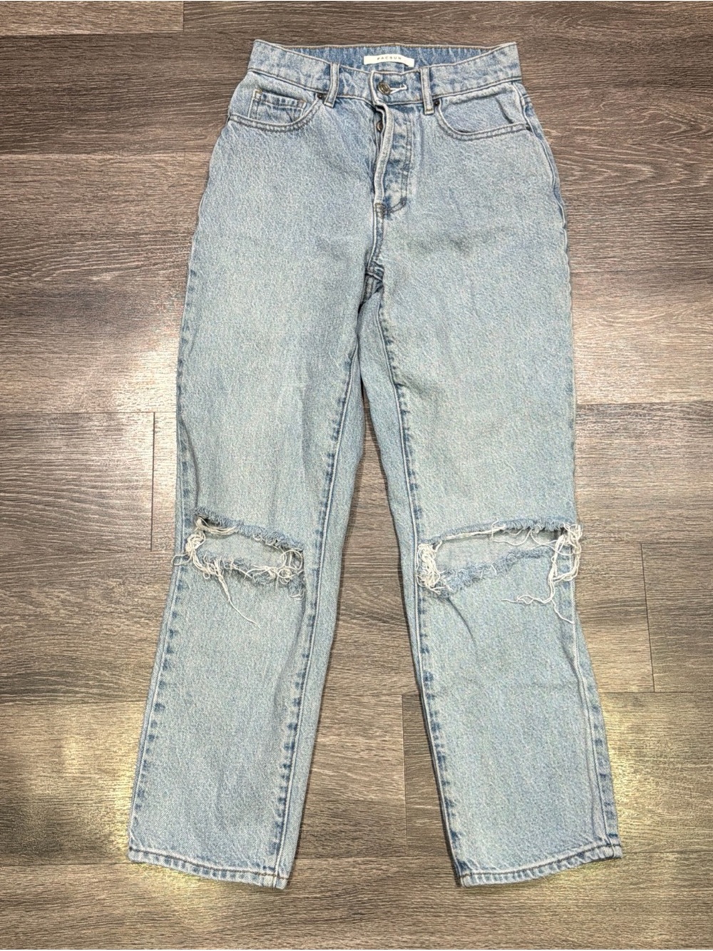 Pacsun Jeans High Rise Straight Button Fly Blue Women’s 23
